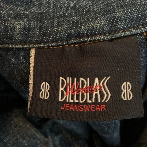 Vintage Bill Blass Jeanswear Woman’s Denim Chore Jacket Barn Coat 90’s Size 1X - Picture 6 of 16